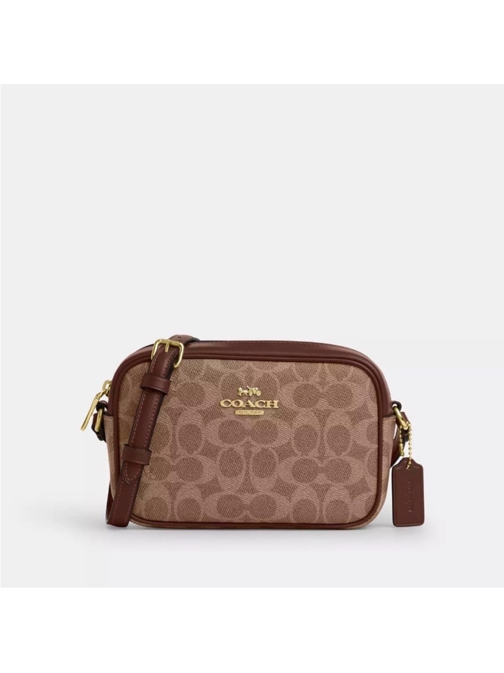 Coach Mini Jamie Camera Bag Gold/Khaki Saddle 2 Color way NWT